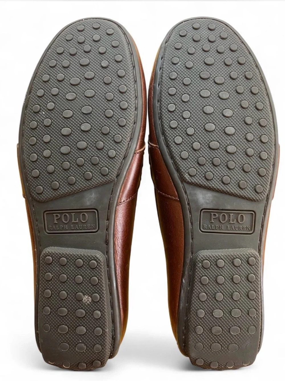 Polo by Ralph Lauren Men’s Brown Leather Penny Loafers